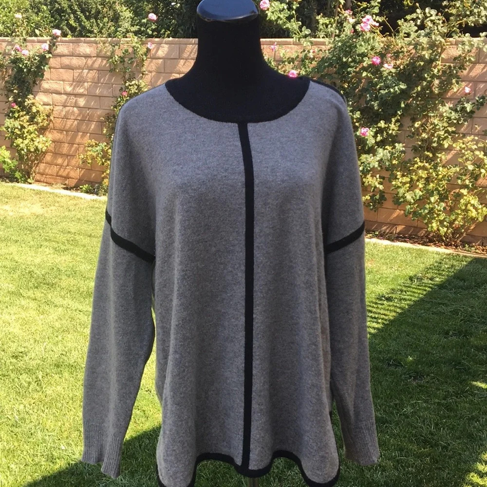 J Crew Grey Wool Sweater